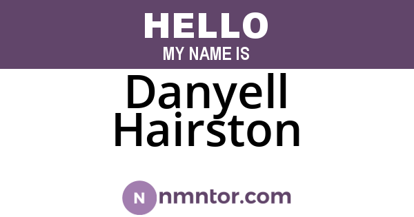 Danyell Hairston