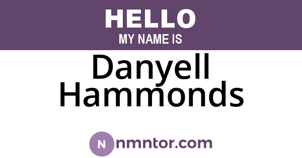 Danyell Hammonds