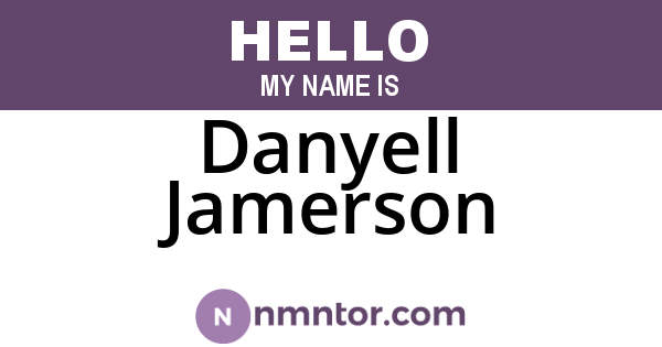 Danyell Jamerson