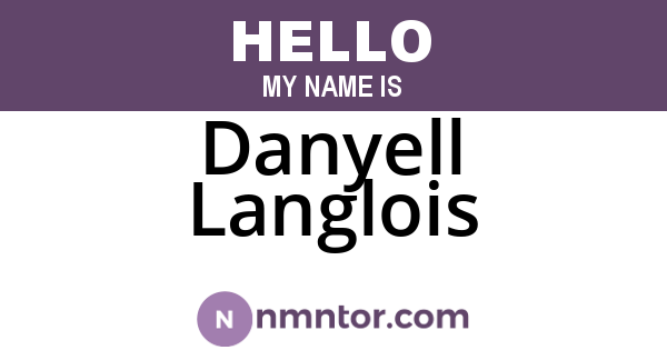 Danyell Langlois