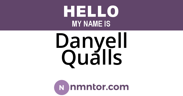Danyell Qualls