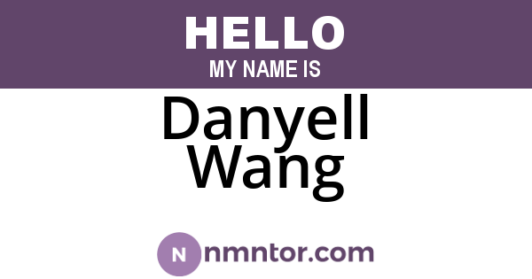 Danyell Wang