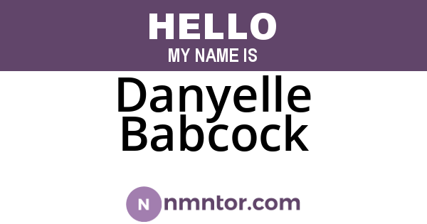 Danyelle Babcock