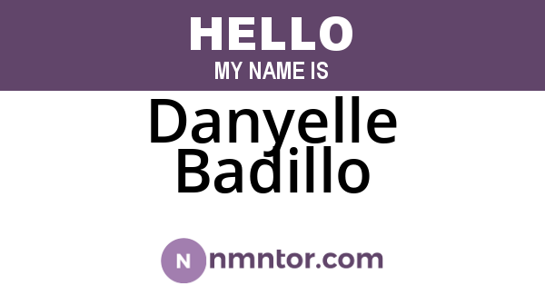 Danyelle Badillo