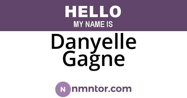 Danyelle Gagne