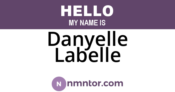 Danyelle Labelle
