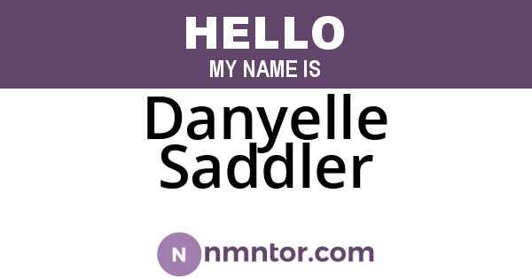 Danyelle Saddler