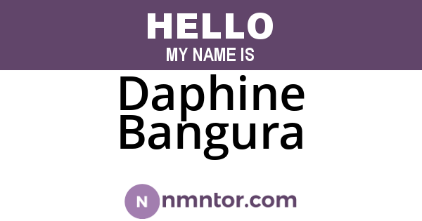 Daphine Bangura