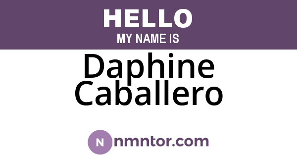 Daphine Caballero