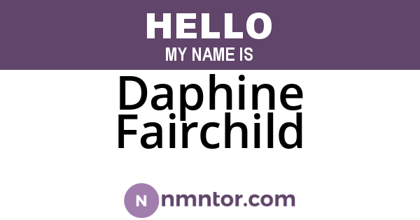 Daphine Fairchild