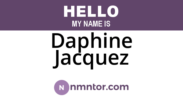 Daphine Jacquez