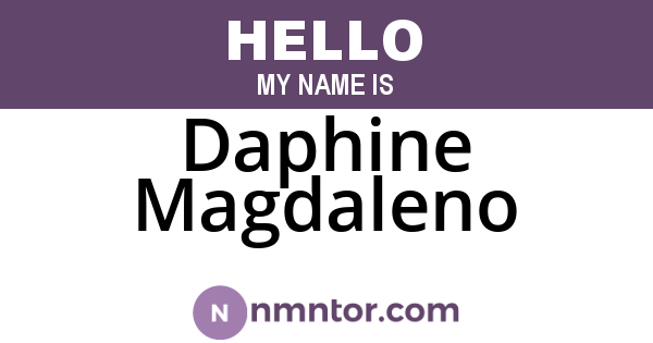 Daphine Magdaleno