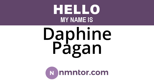 Daphine Pagan