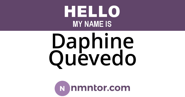 Daphine Quevedo