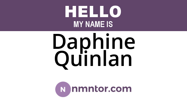 Daphine Quinlan