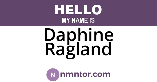 Daphine Ragland