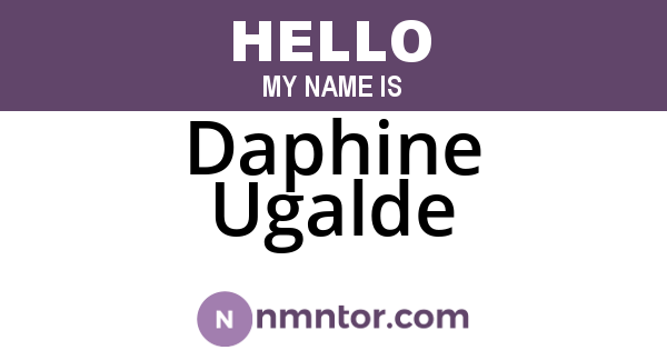 Daphine Ugalde