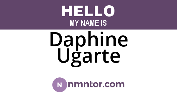 Daphine Ugarte