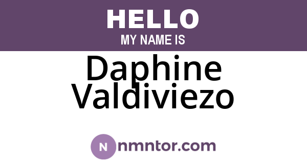 Daphine Valdiviezo