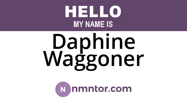 Daphine Waggoner