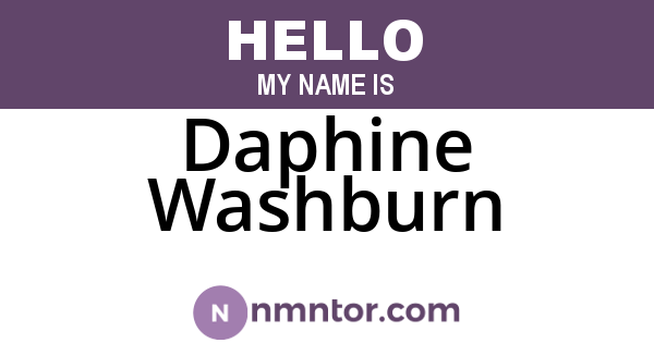 Daphine Washburn