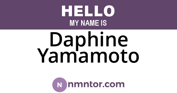 Daphine Yamamoto