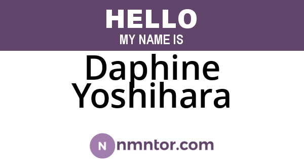 Daphine Yoshihara