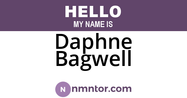 Daphne Bagwell
