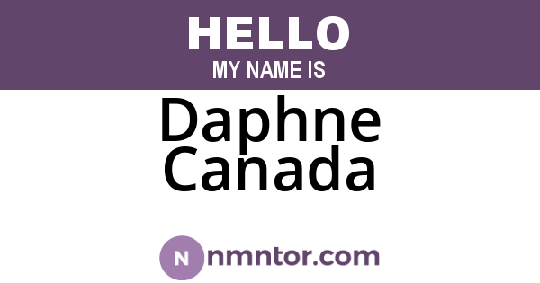 Daphne Canada