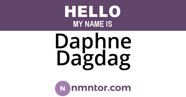 Daphne Dagdag