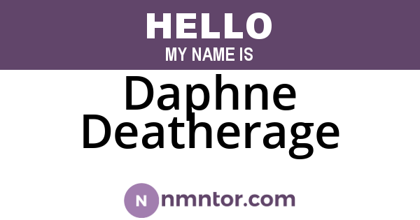 Daphne Deatherage