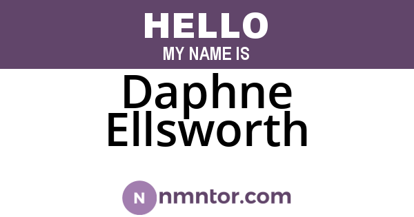 Daphne Ellsworth