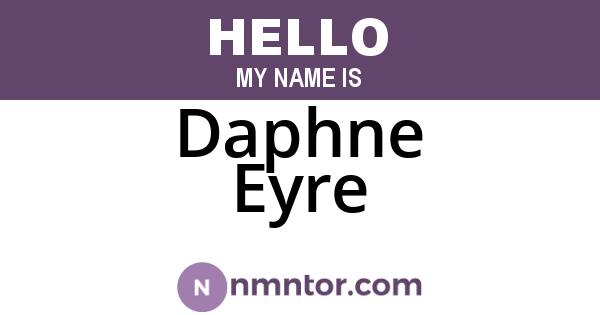 Daphne Eyre