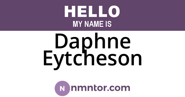 Daphne Eytcheson