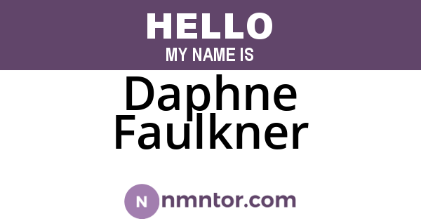 Daphne Faulkner
