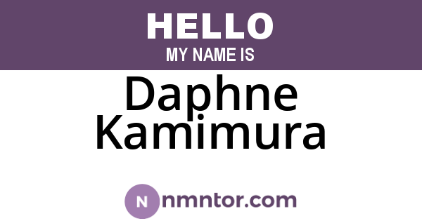 Daphne Kamimura