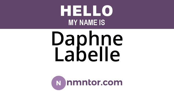 Daphne Labelle