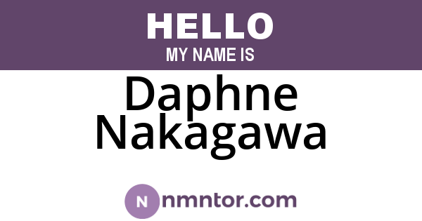 Daphne Nakagawa