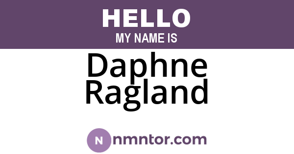 Daphne Ragland