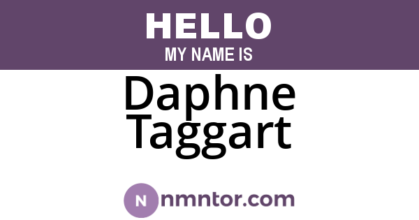 Daphne Taggart