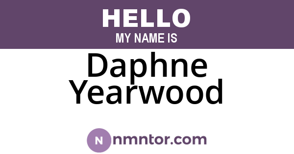 Daphne Yearwood