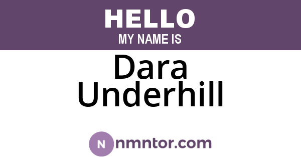 Dara Underhill