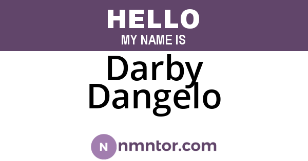 Darby Dangelo