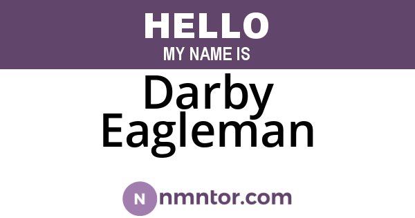Darby Eagleman