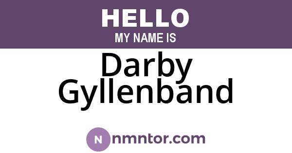 Darby Gyllenband