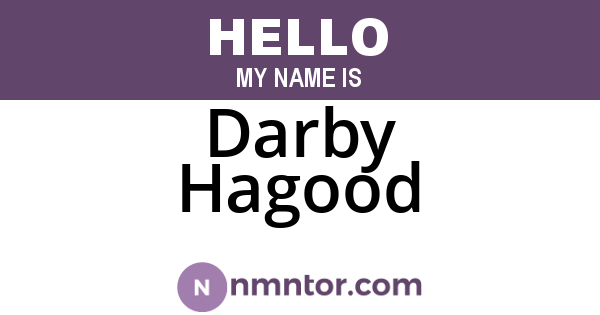 Darby Hagood