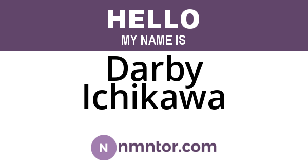 Darby Ichikawa