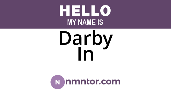 Darby In