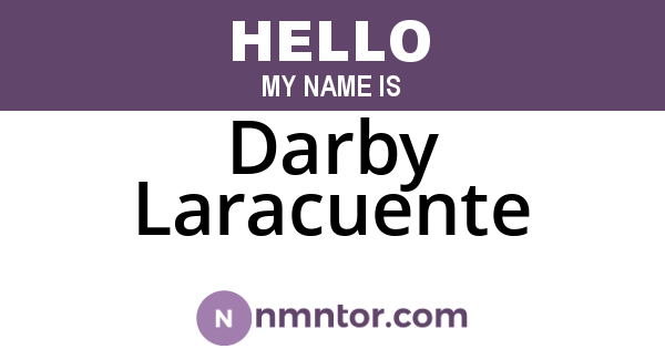 Darby Laracuente