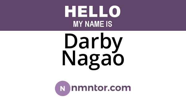 Darby Nagao